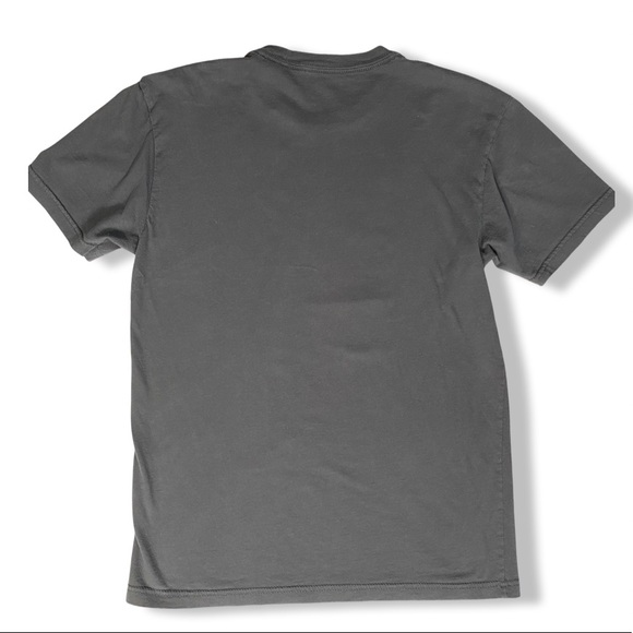 Monday Grumpy Hedgehog with Coffee graphic t-shirt 100% Cotton, Soft Gray - Picture 3 of 11